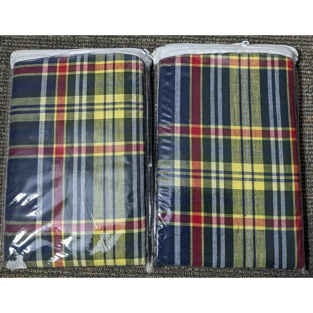 New Plaid Beckham Pillow Sham Standard Combed‎ Cotton Shams 2 Casual Living